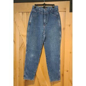 Vintage Jeans Size 16 JORDACHE High Waisted Denim Mom No Back Pockets V Front
